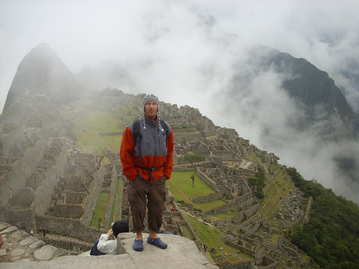 Scott Nicholson at Machu Picchu, Peru.